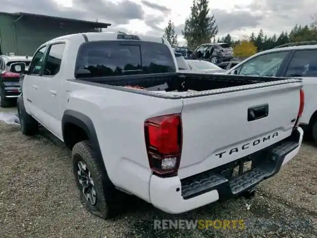 3 Photograph of a damaged car 3TMCZ5AN1KM266153 TOYOTA TACOMA DOU 2019