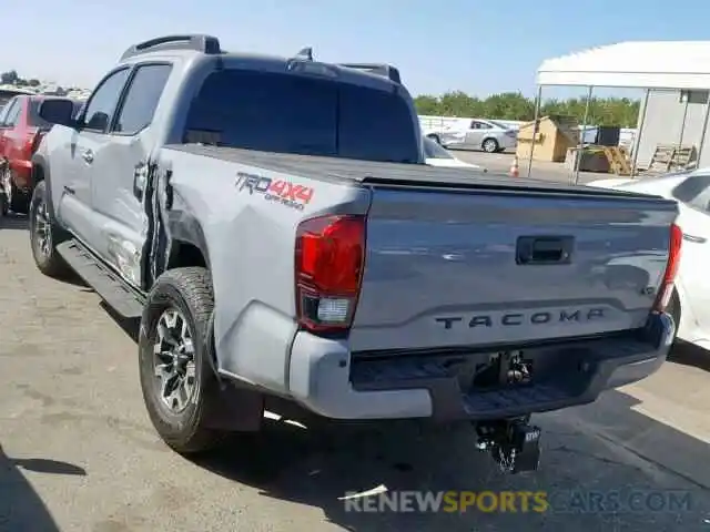 3 Photograph of a damaged car 3TMCZ5AN1KM272955 TOYOTA TACOMA DOU 2019