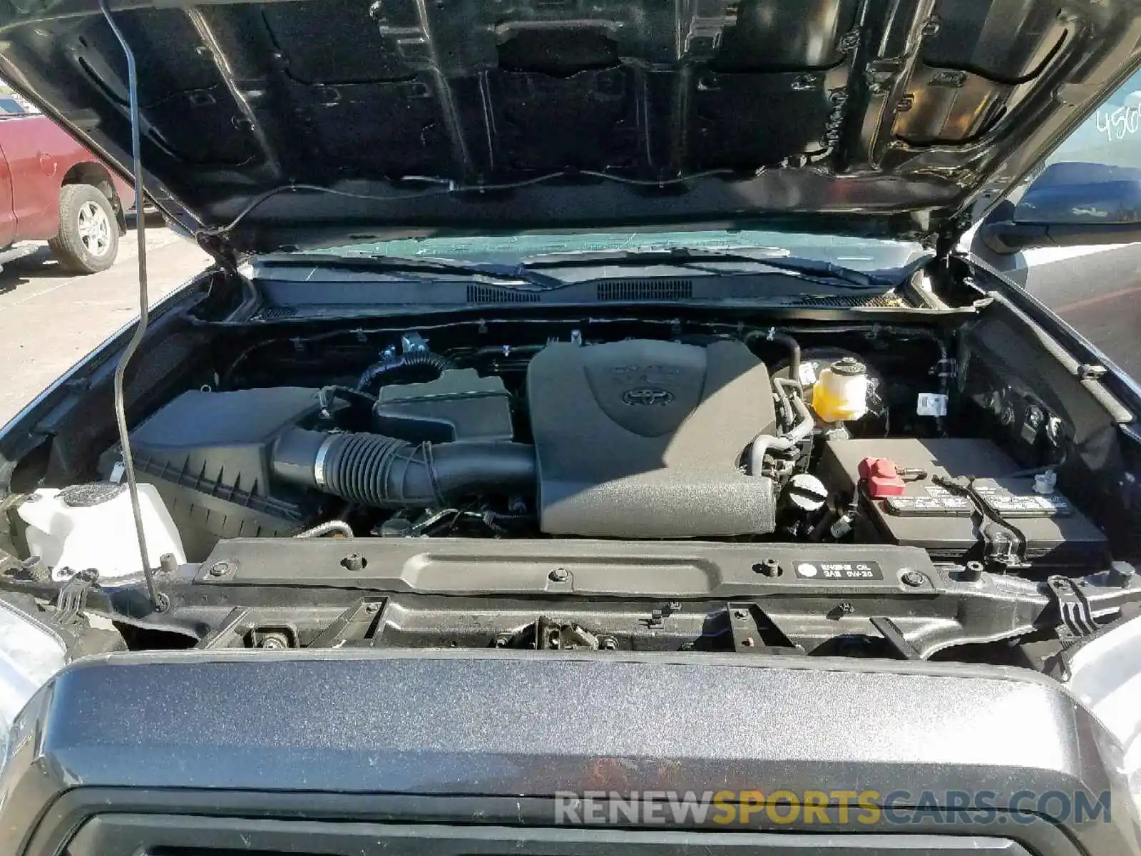 7 Photograph of a damaged car 3TMCZ5AN2KM213834 TOYOTA TACOMA DOU 2019