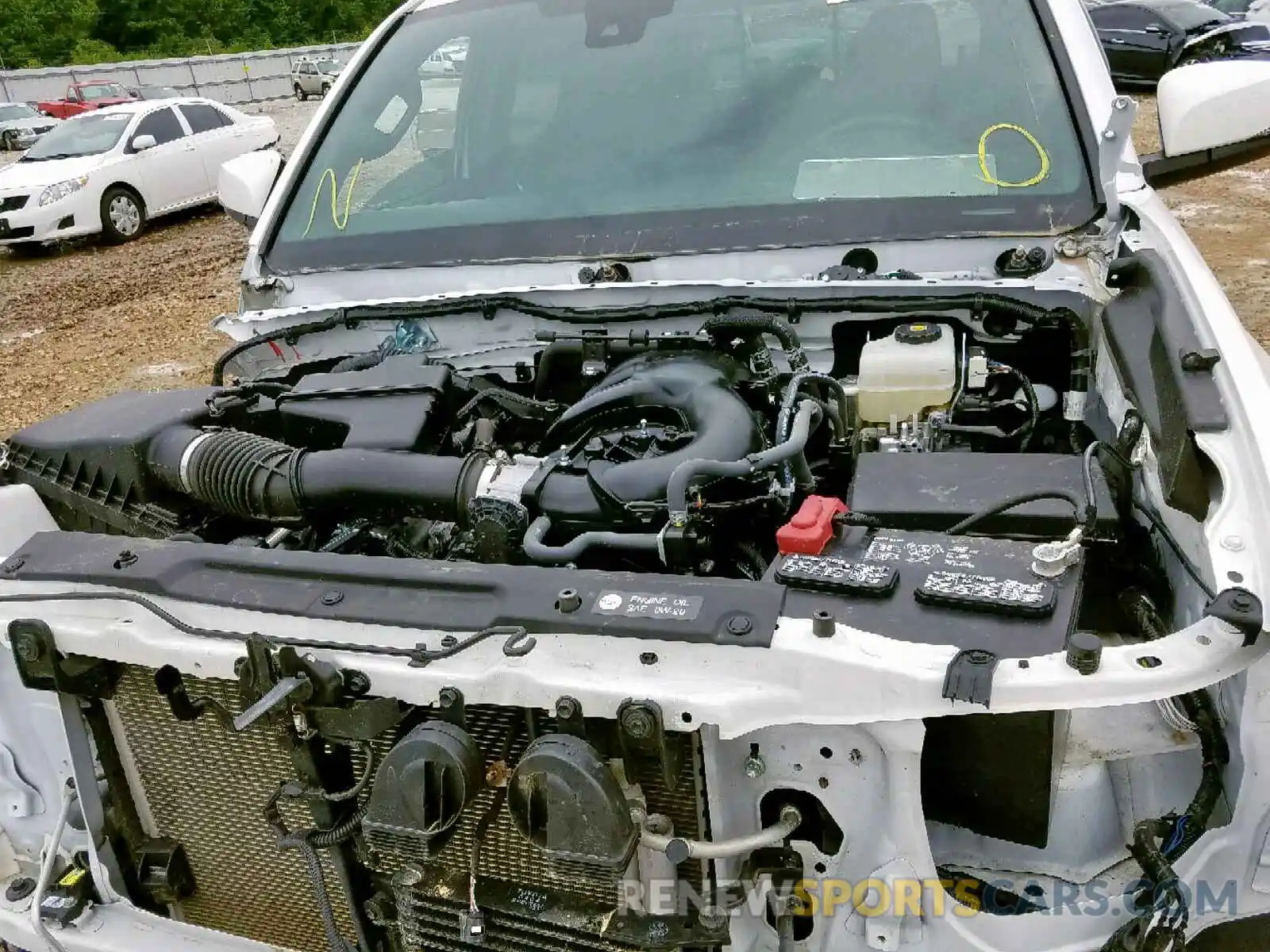 7 Photograph of a damaged car 3TMCZ5AN4KM202916 TOYOTA TACOMA DOU 2019