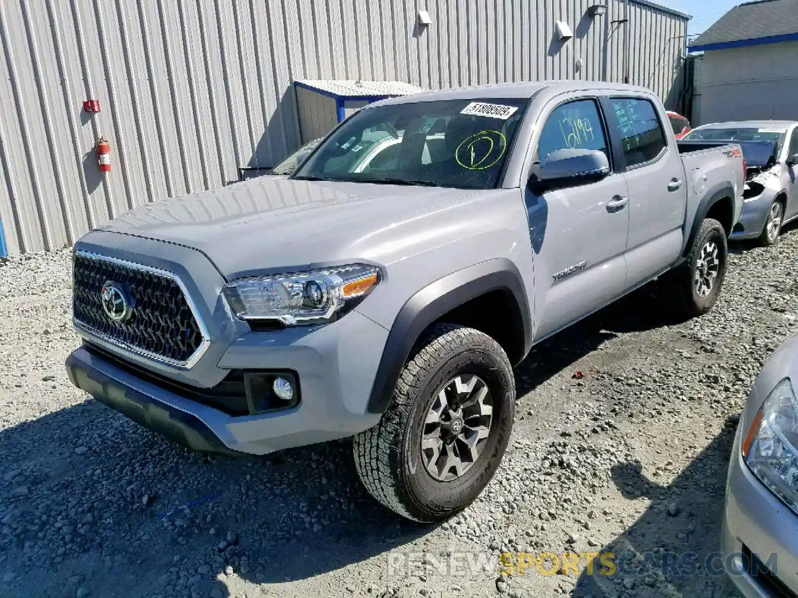 2 Photograph of a damaged car 3TMCZ5AN4KM228450 TOYOTA TACOMA DOU 2019