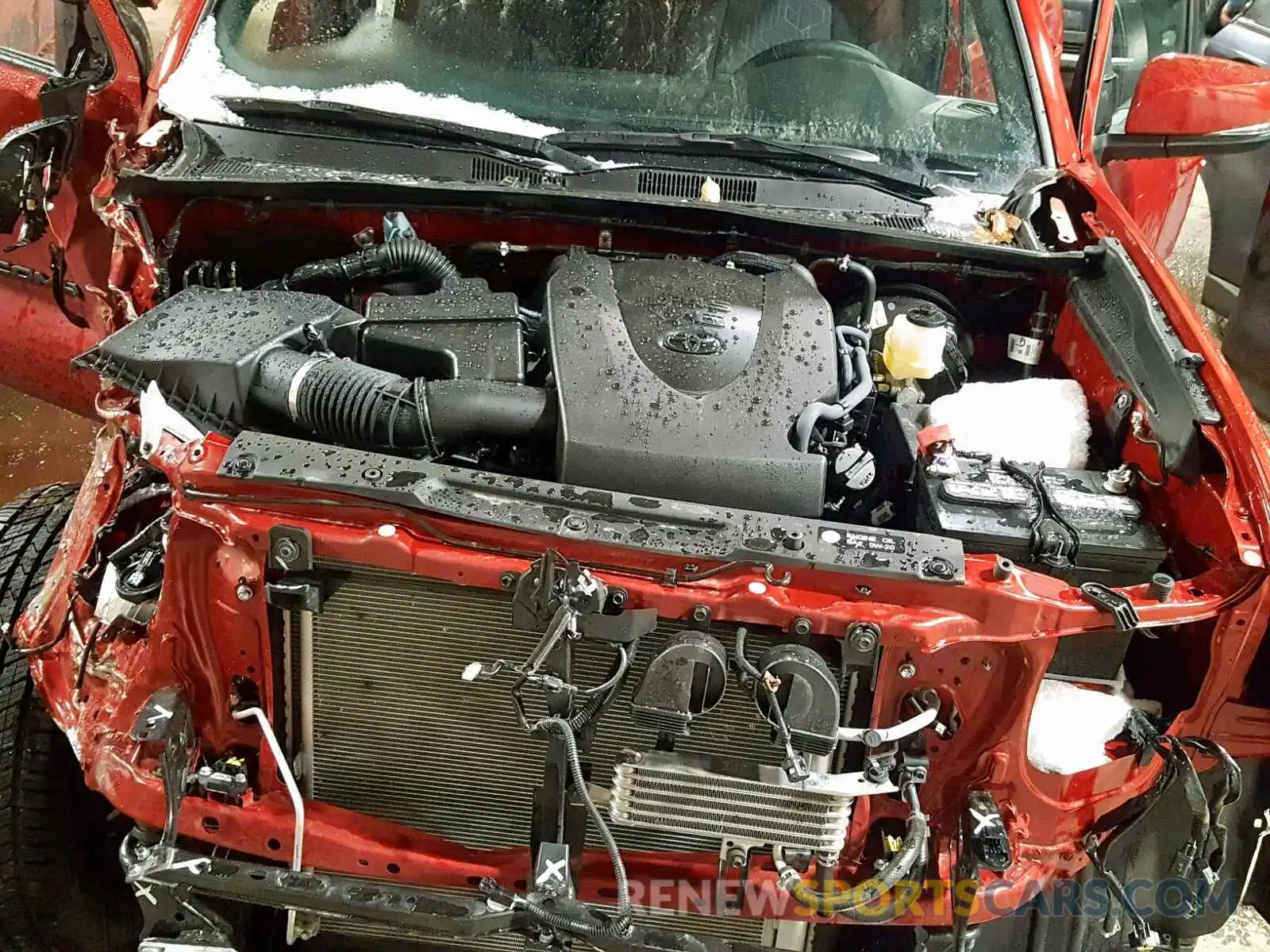 7 Photograph of a damaged car 3TMCZ5AN4KM267409 TOYOTA TACOMA DOU 2019