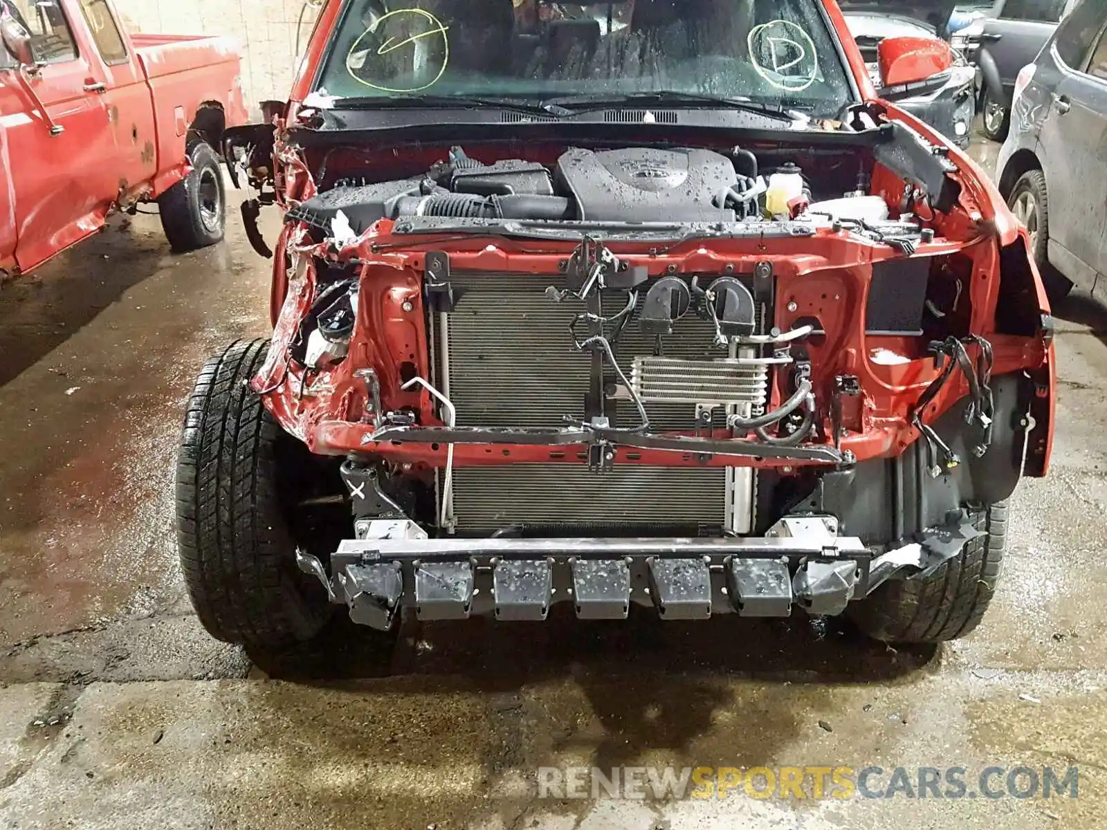 9 Photograph of a damaged car 3TMCZ5AN4KM267409 TOYOTA TACOMA DOU 2019