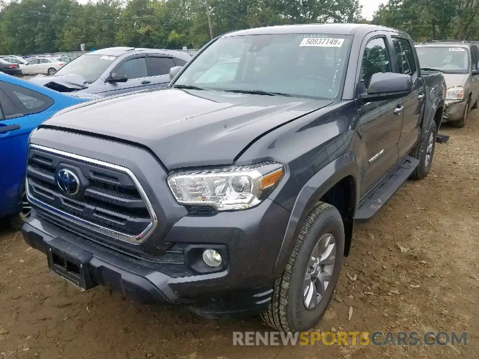 2 Photograph of a damaged car 3TMCZ5AN5KM201564 TOYOTA TACOMA DOU 2019