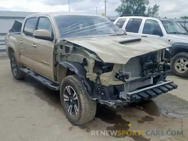 1 Photograph of a damaged car 3TMCZ5AN5KM235441 TOYOTA TACOMA DOU 2019