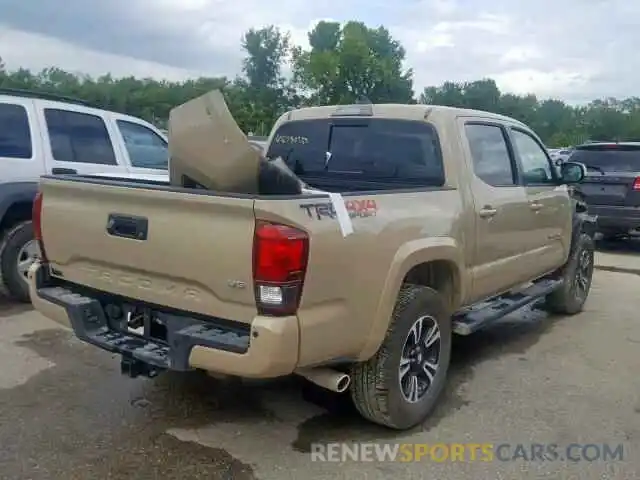 4 Photograph of a damaged car 3TMCZ5AN5KM235441 TOYOTA TACOMA DOU 2019