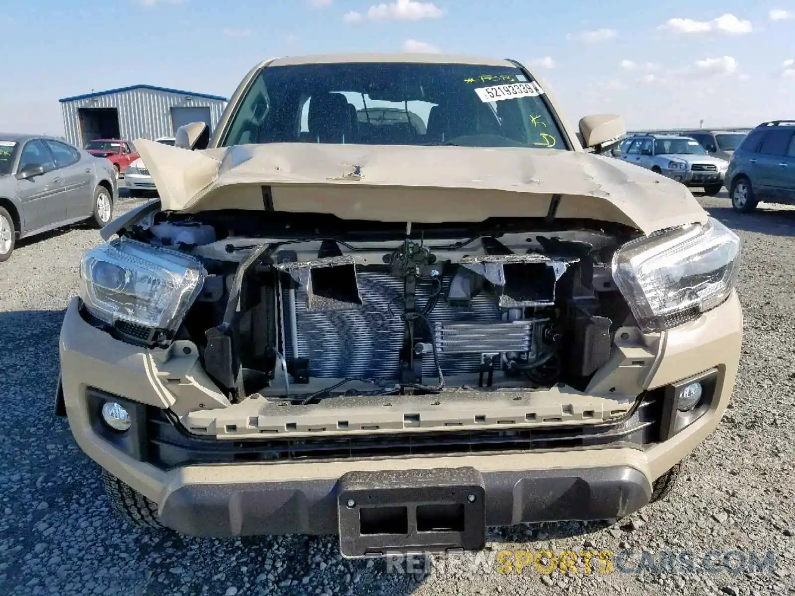 9 Photograph of a damaged car 3TMCZ5AN5KM271131 TOYOTA TACOMA DOU 2019