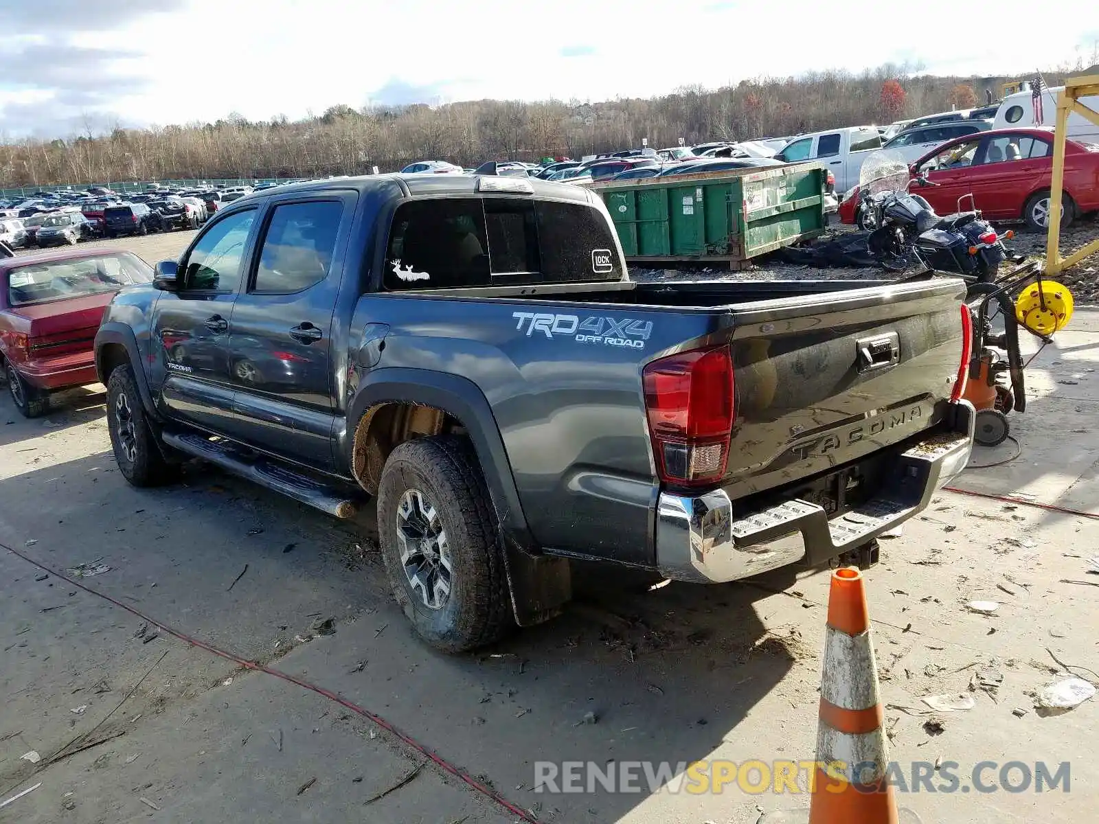 3 Photograph of a damaged car 3TMCZ5AN6KM262714 TOYOTA TACOMA DOU 2019