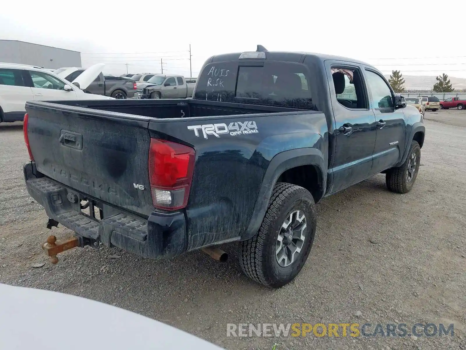 4 Photograph of a damaged car 3TMCZ5AN7KM214493 TOYOTA TACOMA DOU 2019