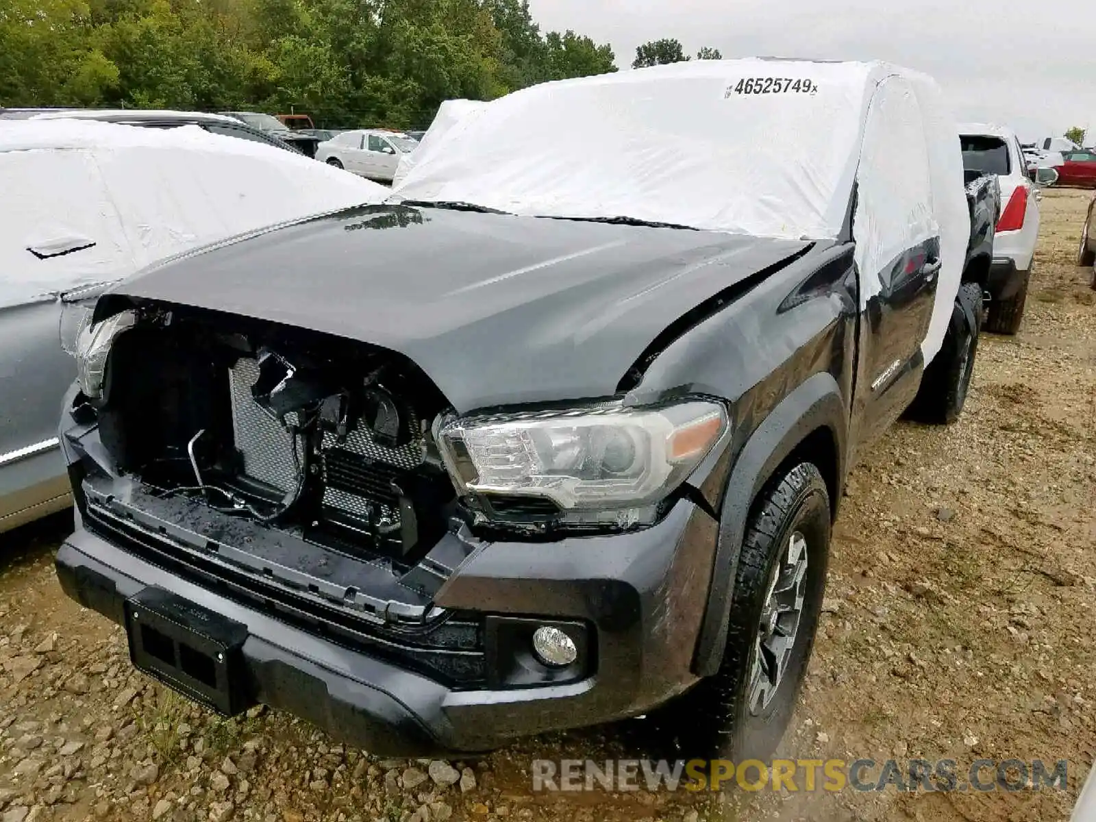 2 Photograph of a damaged car 3TMCZ5AN7KM241273 TOYOTA TACOMA DOU 2019