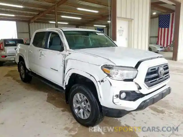 1 Photograph of a damaged car 3TMCZ5AN7KM241645 TOYOTA TACOMA DOU 2019