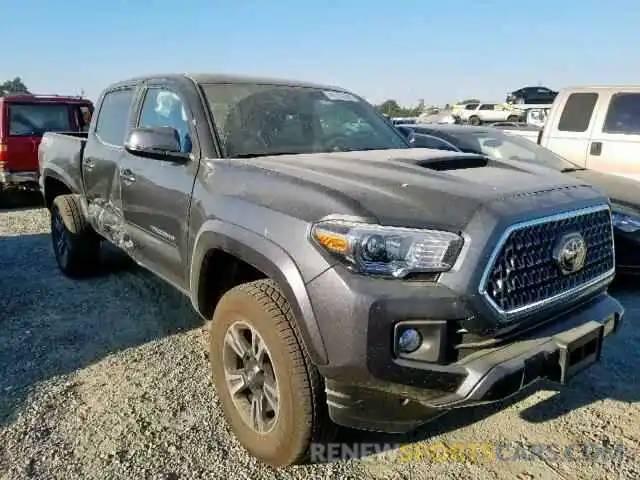 1 Photograph of a damaged car 3TMCZ5AN7KM244125 TOYOTA TACOMA DOU 2019