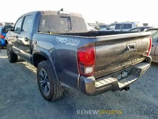 3 Photograph of a damaged car 3TMCZ5AN7KM244125 TOYOTA TACOMA DOU 2019