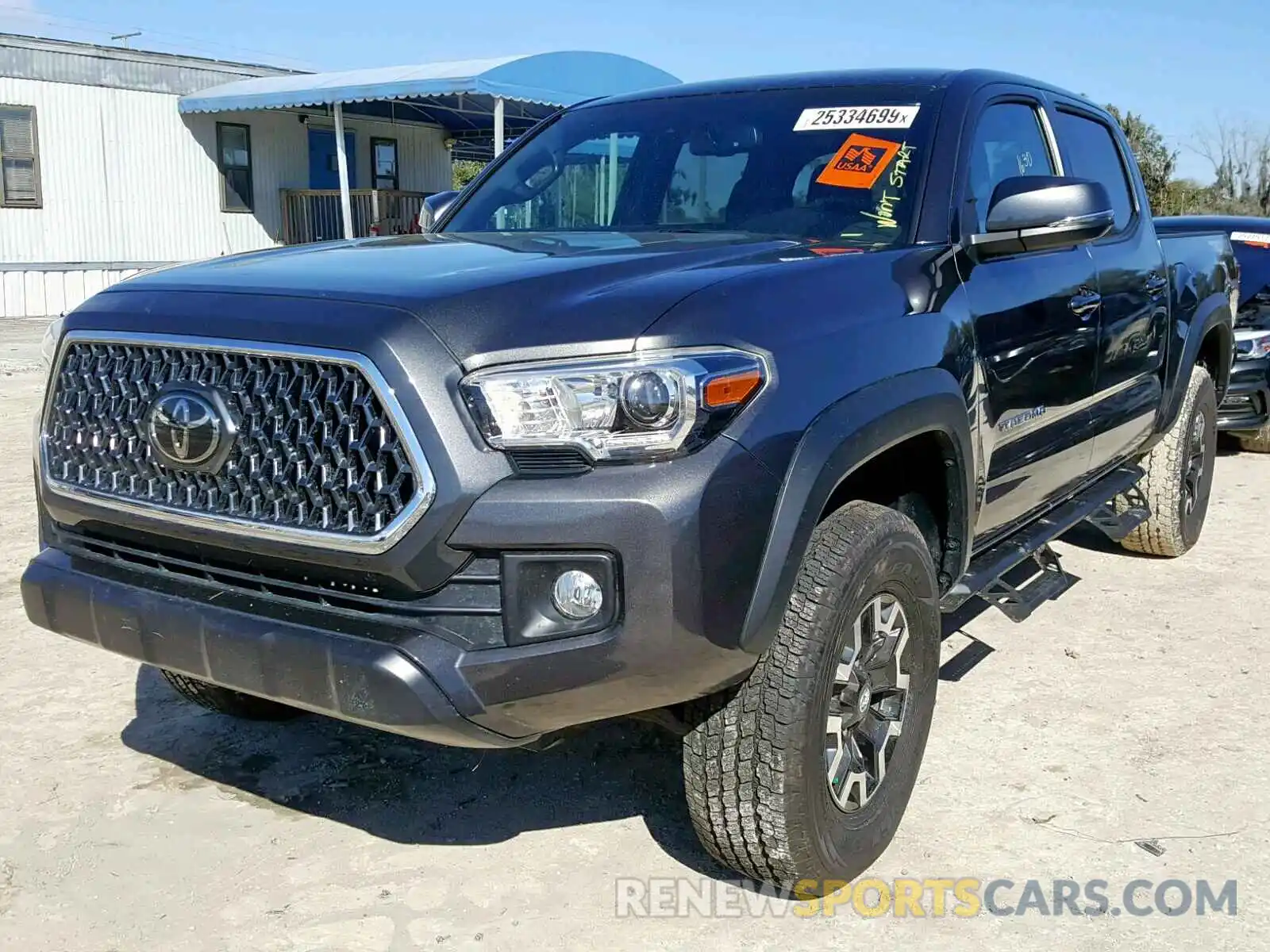 2 Photograph of a damaged car 3TMCZ5AN8KM190656 TOYOTA TACOMA DOU 2019