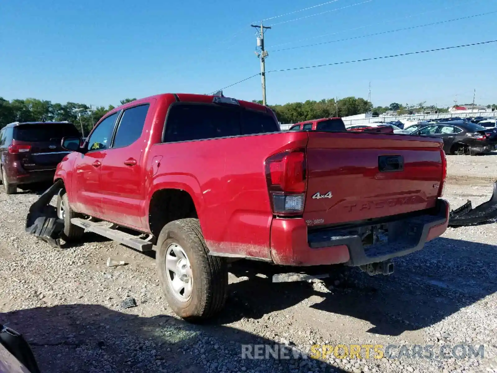 3 Photograph of a damaged car 3TMCZ5AN8KM215099 TOYOTA TACOMA DOU 2019