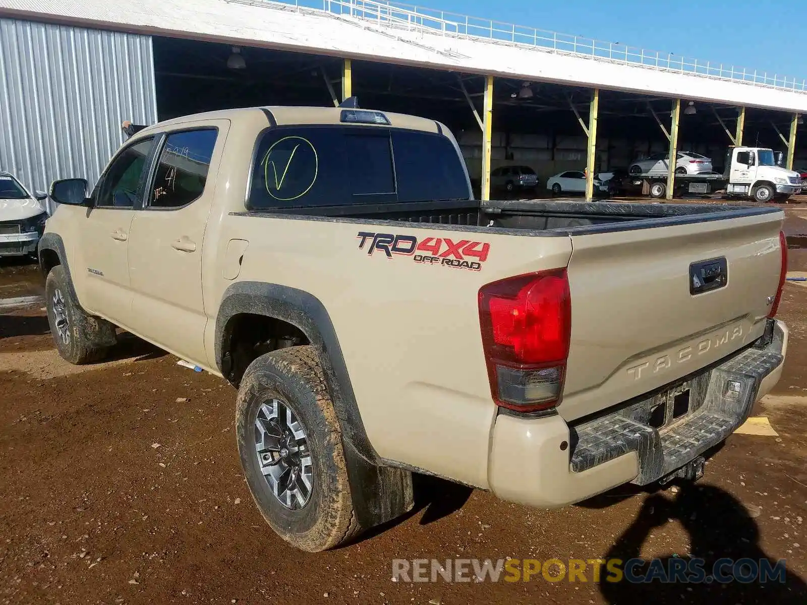 3 Photograph of a damaged car 3TMCZ5AN8KM246563 TOYOTA TACOMA DOU 2019