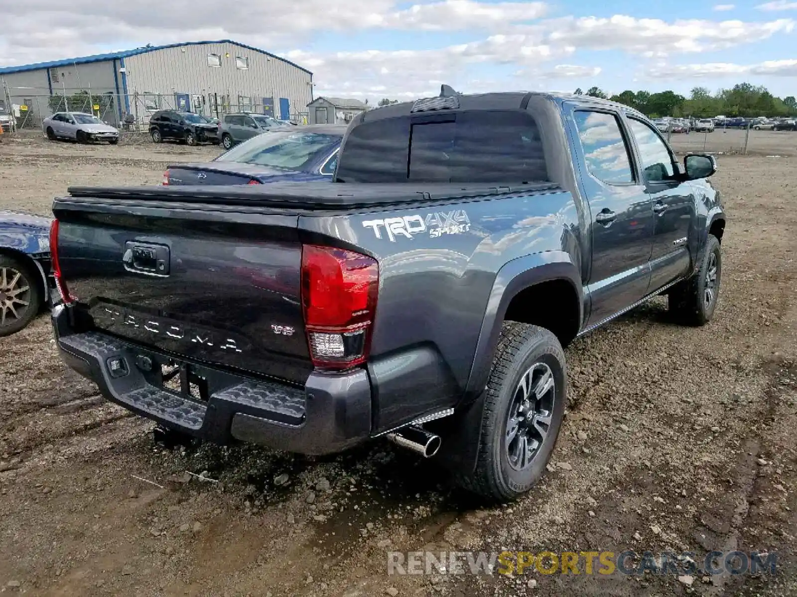 4 Photograph of a damaged car 3TMCZ5AN8KM255795 TOYOTA TACOMA DOU 2019