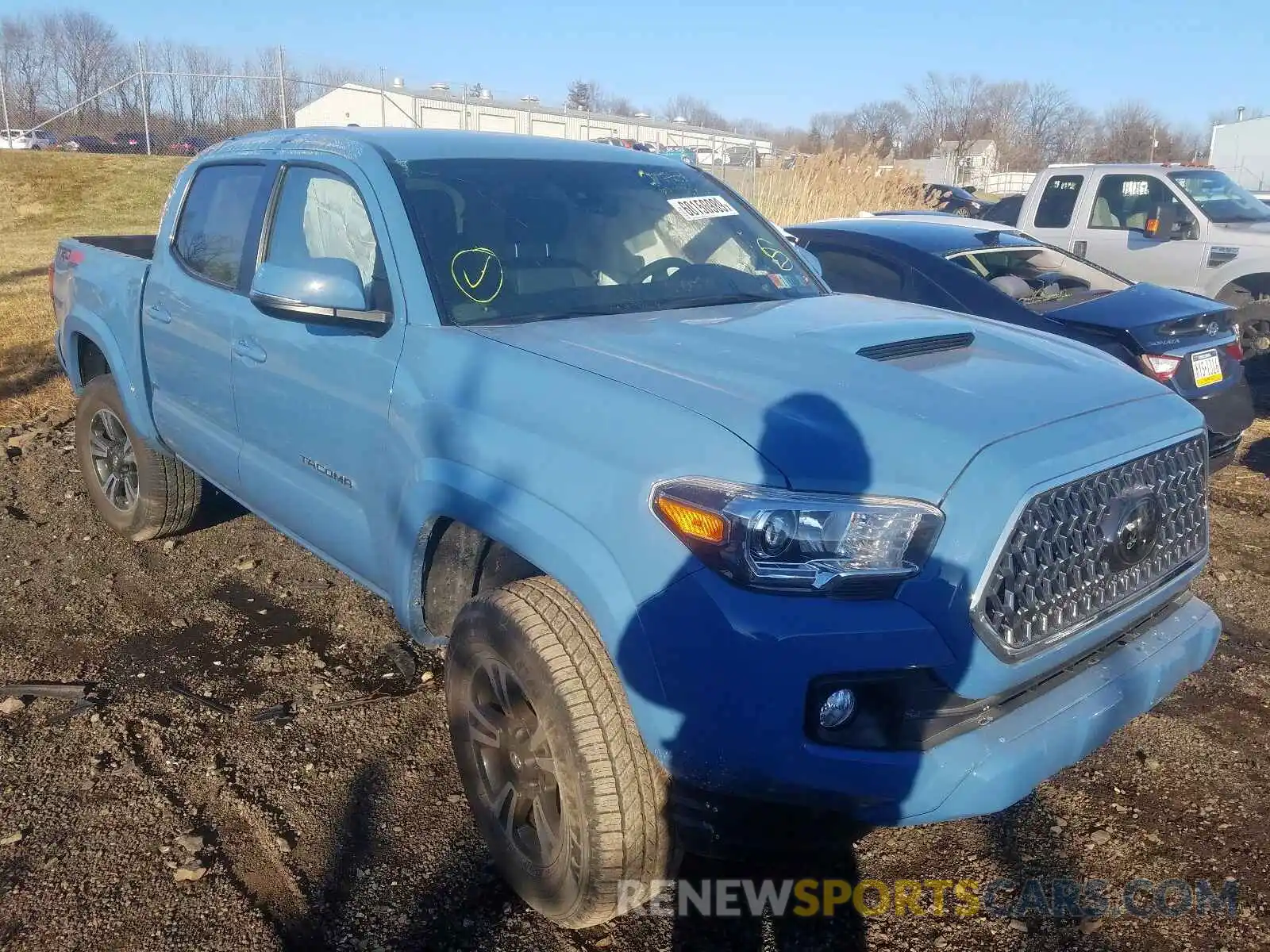 1 Photograph of a damaged car 3TMCZ5AN8KM280390 TOYOTA TACOMA DOU 2019