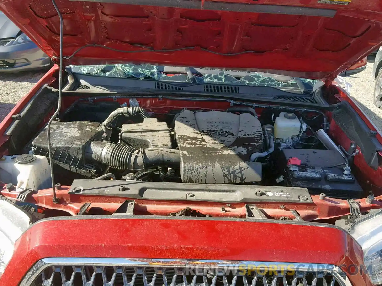 7 Photograph of a damaged car 3TMCZ5AN9KM219842 TOYOTA TACOMA DOU 2019