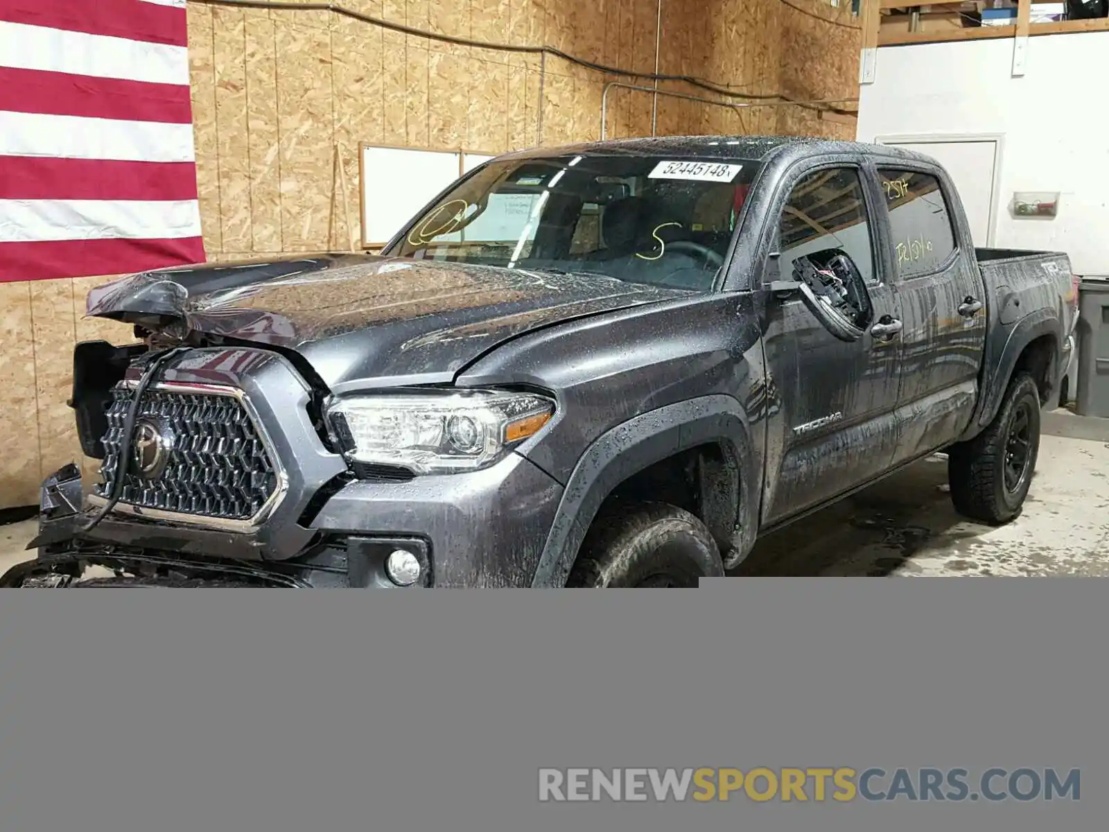 2 Photograph of a damaged car 3TMCZ5ANXKM193381 TOYOTA TACOMA DOU 2019