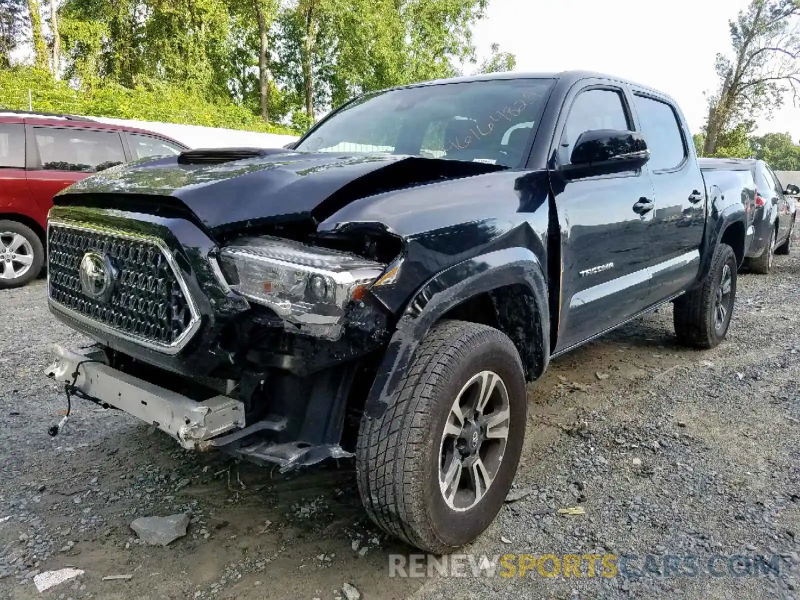 2 Photograph of a damaged car 3TMCZ5ANXKM220630 TOYOTA TACOMA DOU 2019