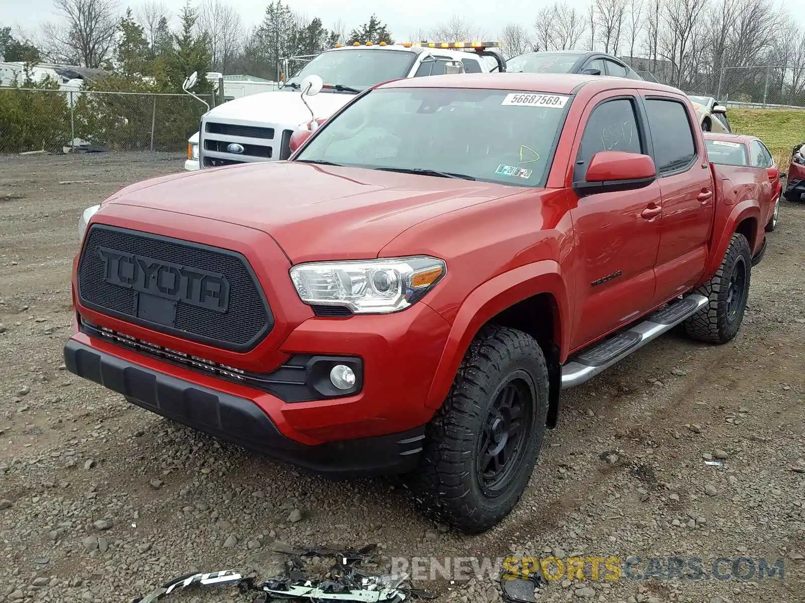 2 Photograph of a damaged car 3TMCZ5ANXKM222751 TOYOTA TACOMA DOU 2019