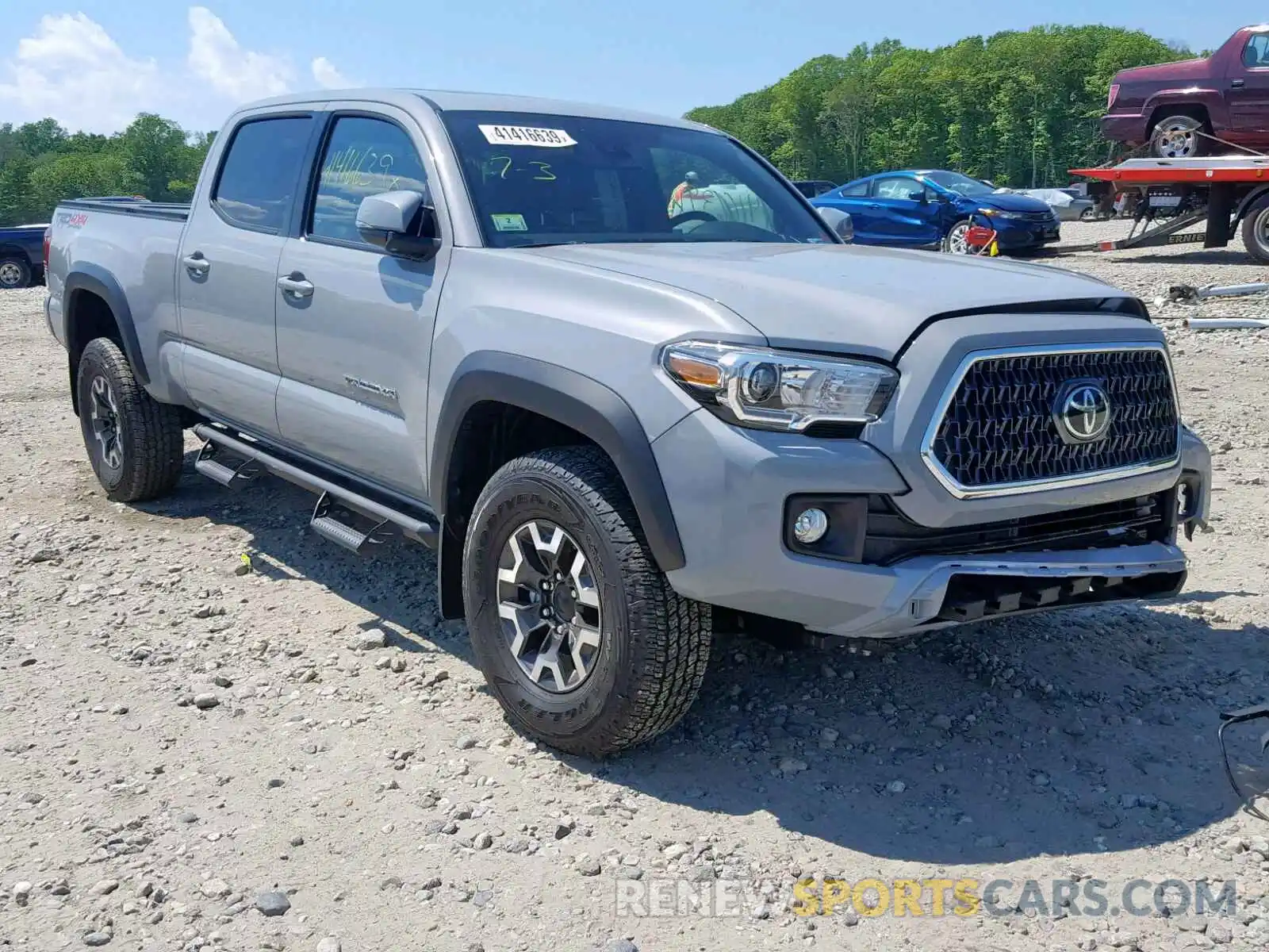 1 Photograph of a damaged car 3TMDZ5BN0KM064567 TOYOTA TACOMA DOU 2019