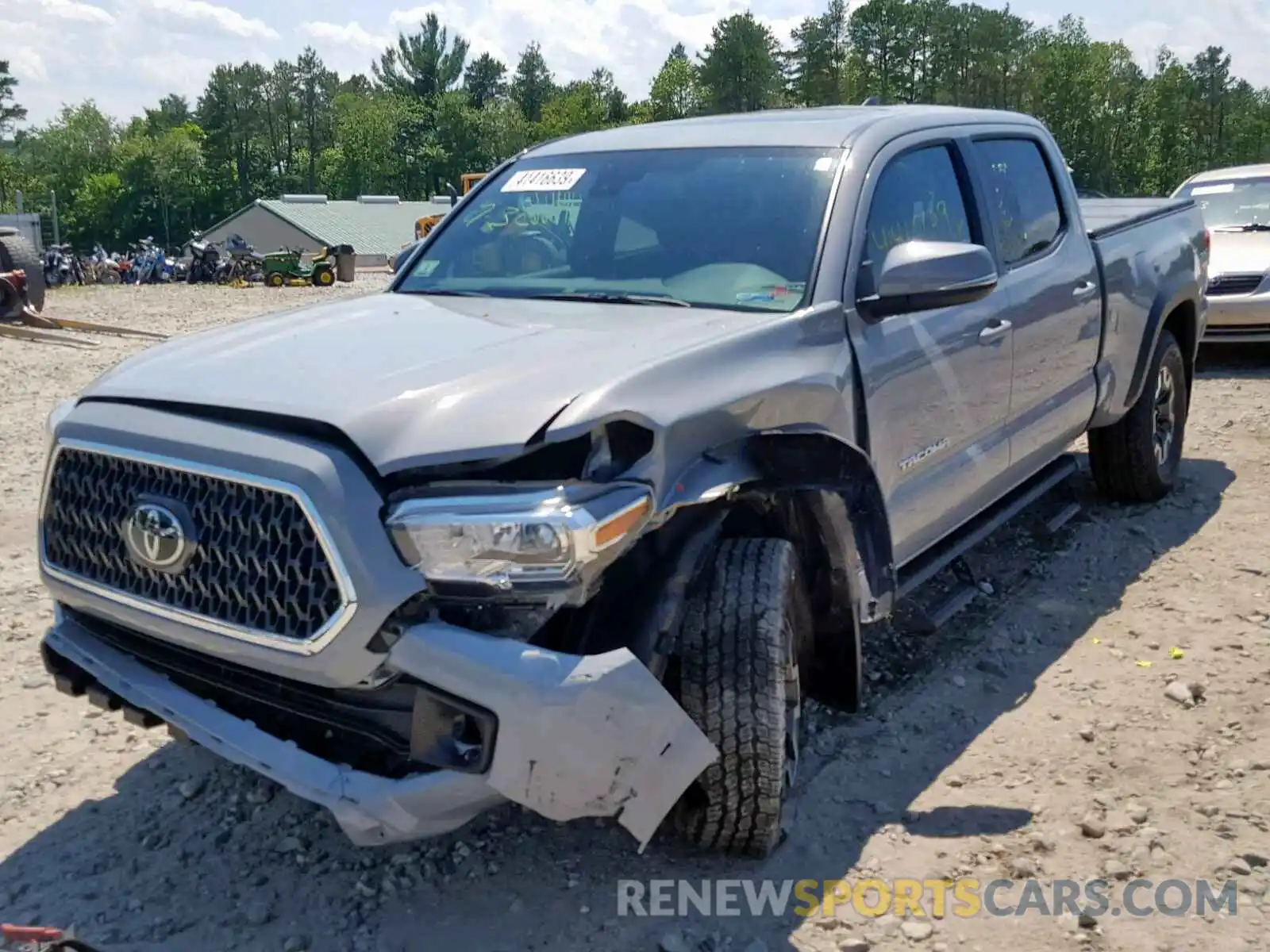 2 Photograph of a damaged car 3TMDZ5BN0KM064567 TOYOTA TACOMA DOU 2019