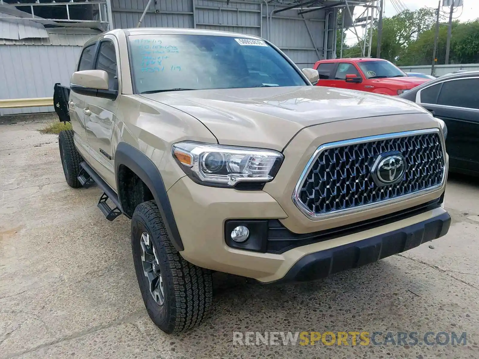 1 Photograph of a damaged car 3TMDZ5BN1KM072306 TOYOTA TACOMA DOU 2019