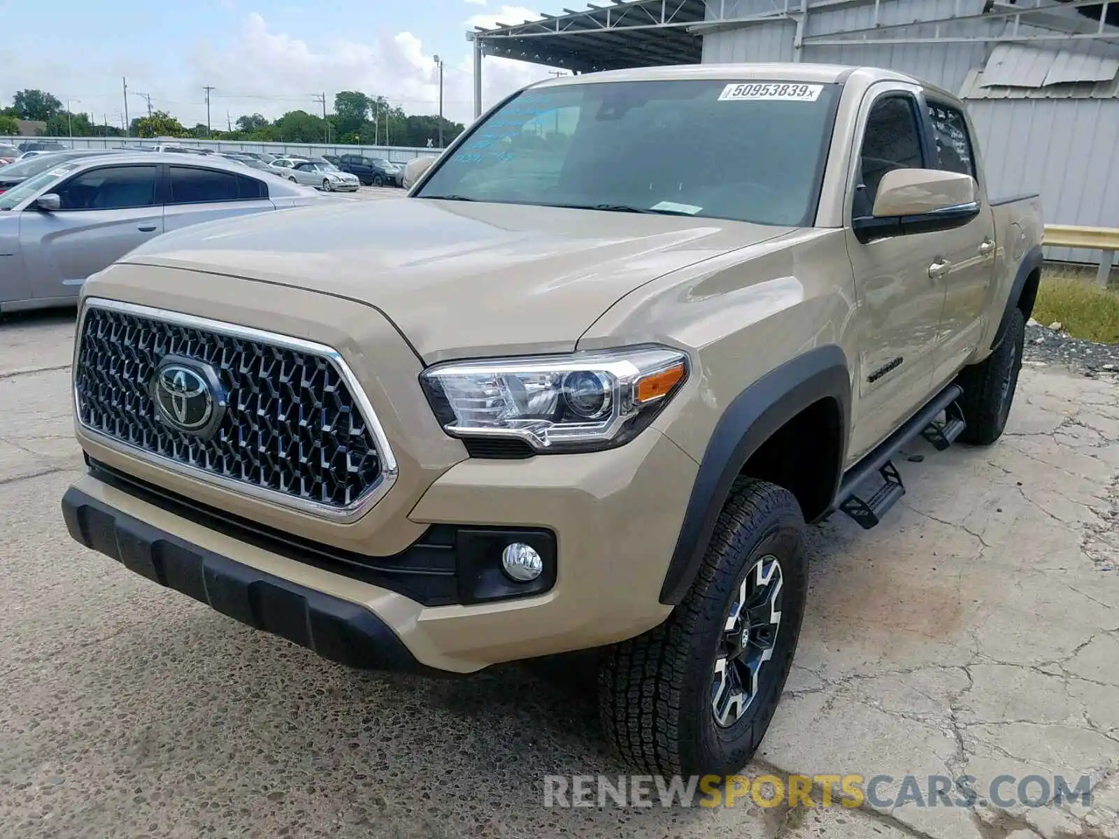 2 Photograph of a damaged car 3TMDZ5BN1KM072306 TOYOTA TACOMA DOU 2019