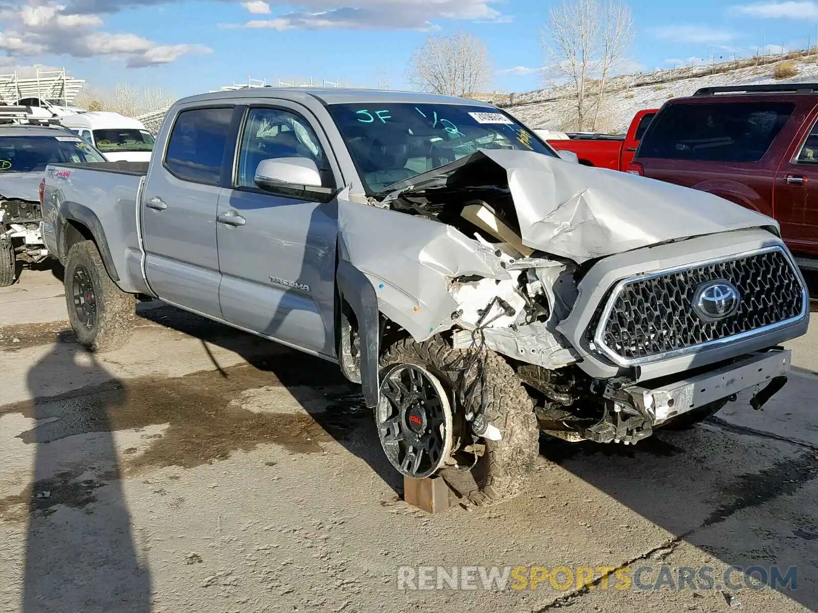 1 Photograph of a damaged car 3TMDZ5BN2KM057832 TOYOTA TACOMA DOU 2019