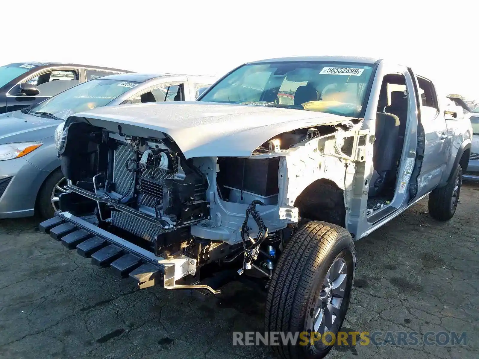 2 Photograph of a damaged car 3TMDZ5BN2KM061010 TOYOTA TACOMA DOU 2019