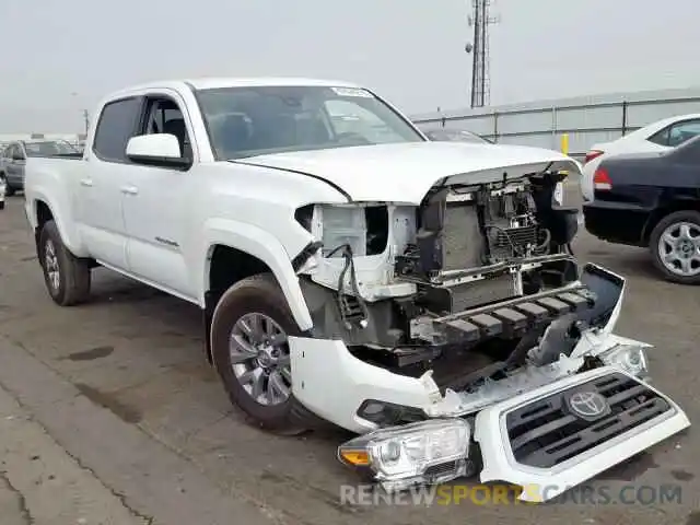 1 Photograph of a damaged car 3TMDZ5BN4KM055807 TOYOTA TACOMA DOU 2019