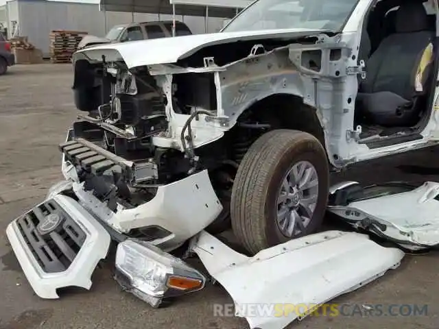 9 Photograph of a damaged car 3TMDZ5BN4KM055807 TOYOTA TACOMA DOU 2019