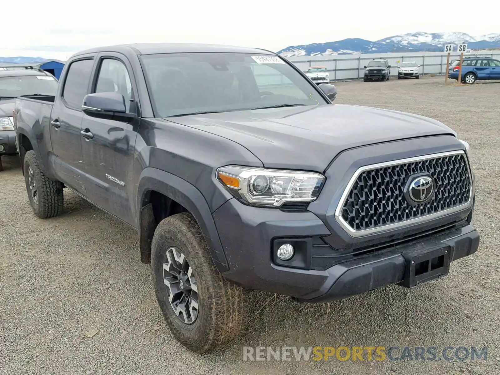 1 Photograph of a damaged car 3TMDZ5BN4KM056195 TOYOTA TACOMA DOU 2019