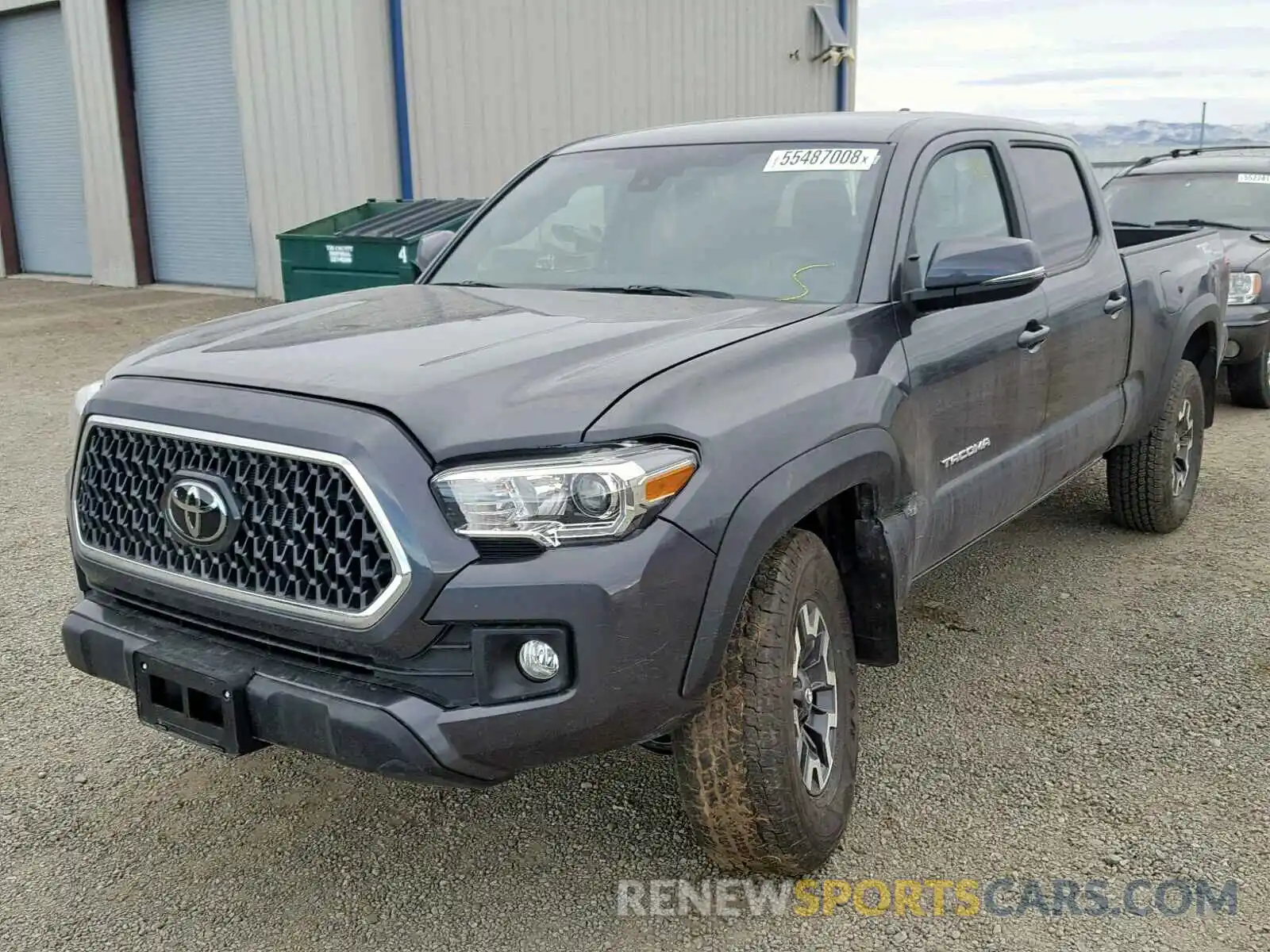 2 Photograph of a damaged car 3TMDZ5BN4KM056195 TOYOTA TACOMA DOU 2019