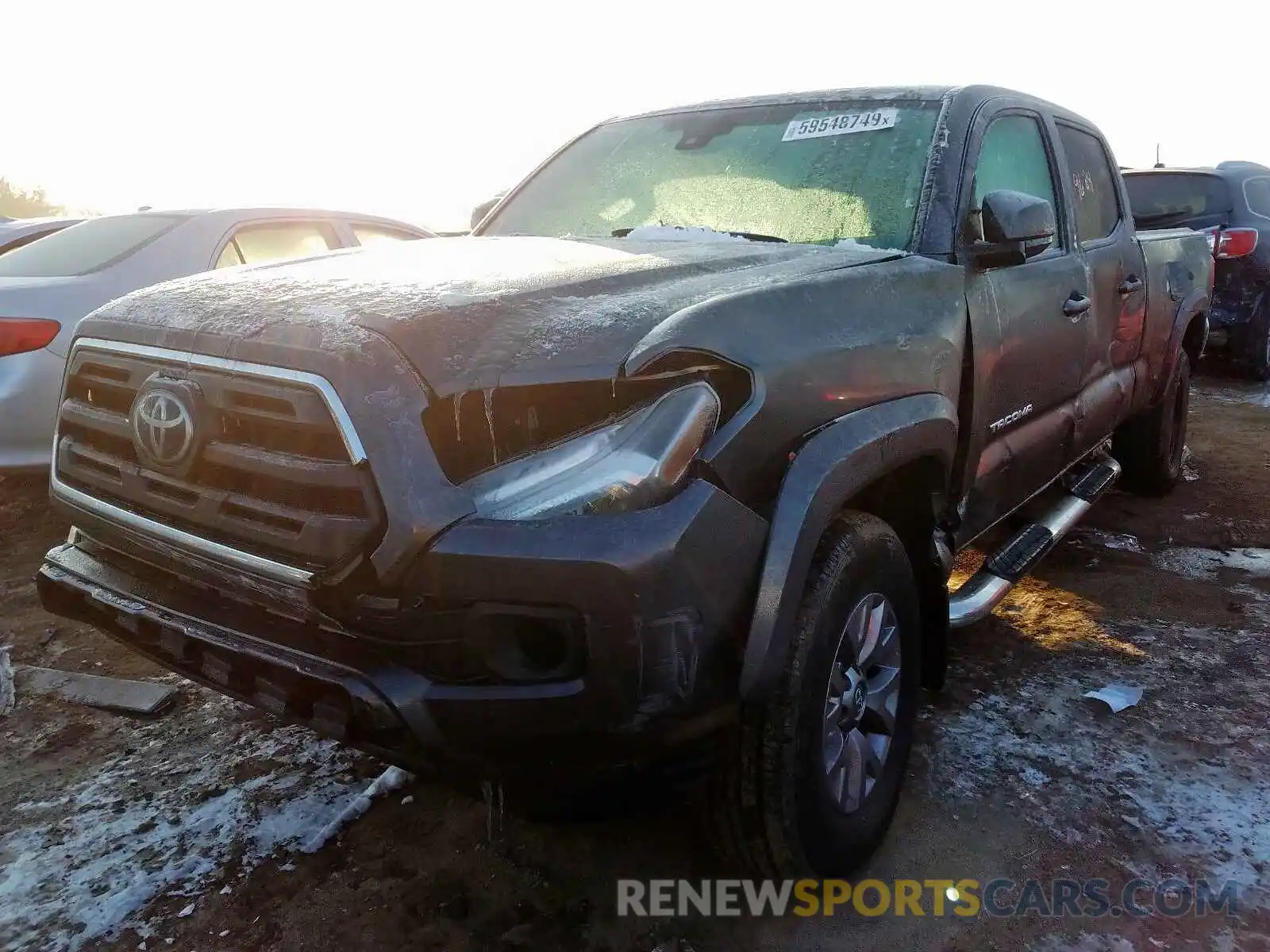 2 Photograph of a damaged car 3TMDZ5BN4KM061171 TOYOTA TACOMA DOU 2019