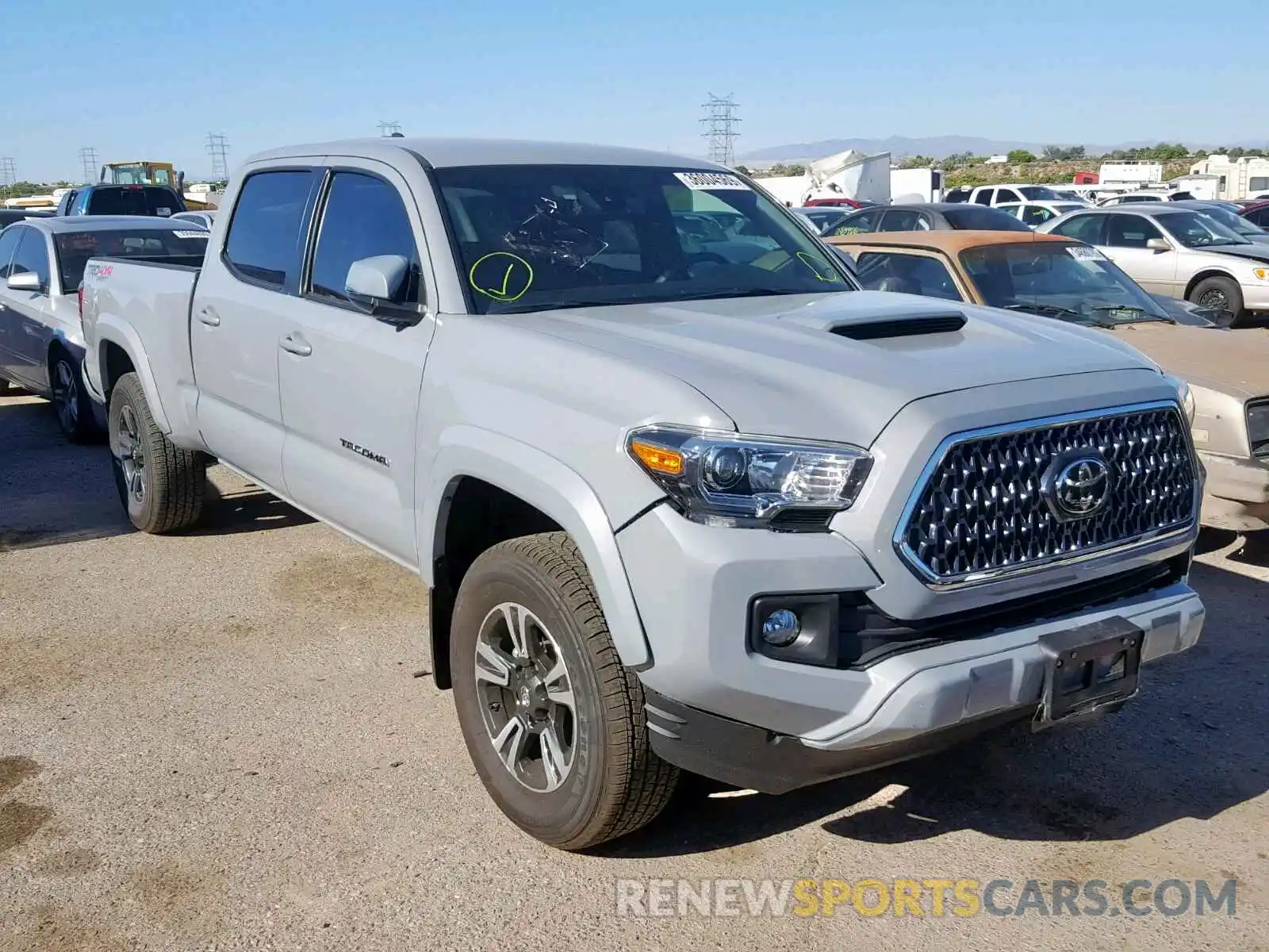 1 Photograph of a damaged car 3TMDZ5BN4KM066645 TOYOTA TACOMA DOU 2019