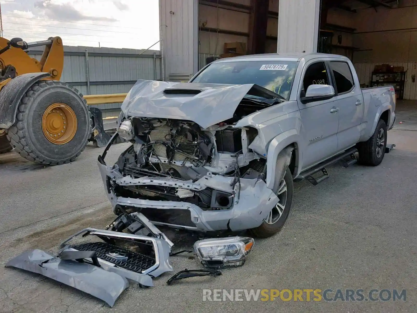 2 Photograph of a damaged car 3TMDZ5BN6KM059227 TOYOTA TACOMA DOU 2019