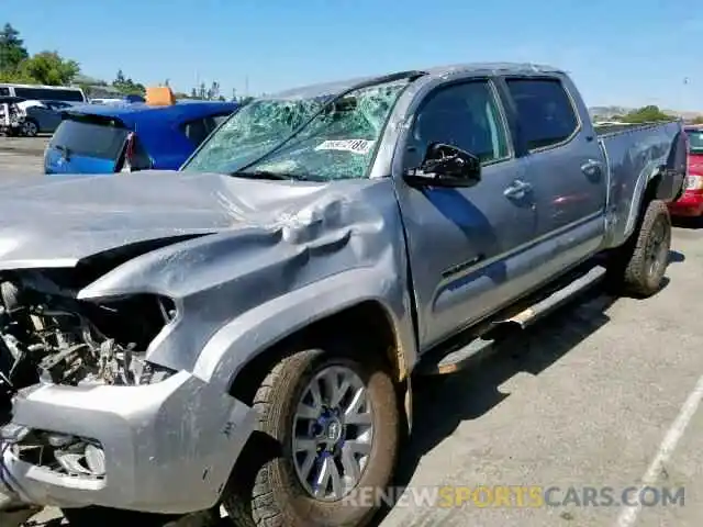 2 Photograph of a damaged car 3TMDZ5BN6KM062905 TOYOTA TACOMA DOU 2019