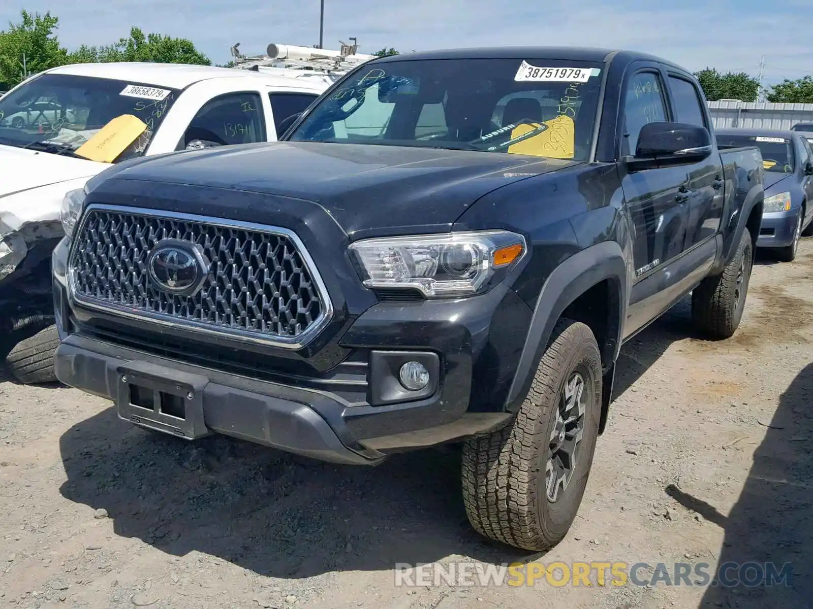 2 Photograph of a damaged car 3TMDZ5BN7KM056224 TOYOTA TACOMA DOU 2019