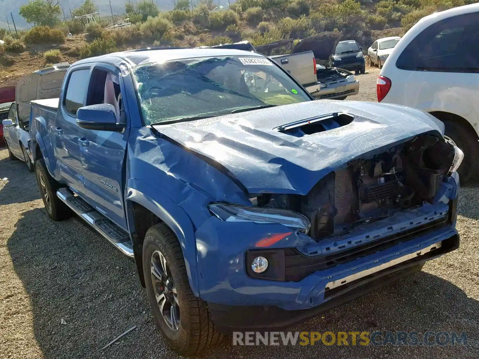 1 Photograph of a damaged car 3TMDZ5BN9KM060050 TOYOTA TACOMA DOU 2019