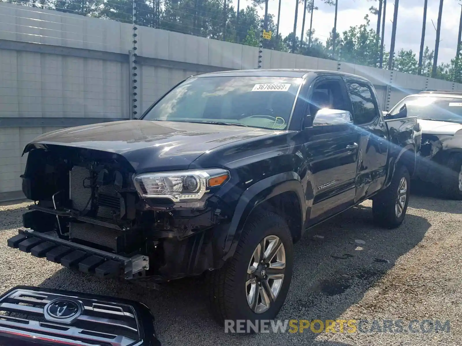 2 Photograph of a damaged car 3TMEZ5CN5KM081609 TOYOTA TACOMA DOU 2019