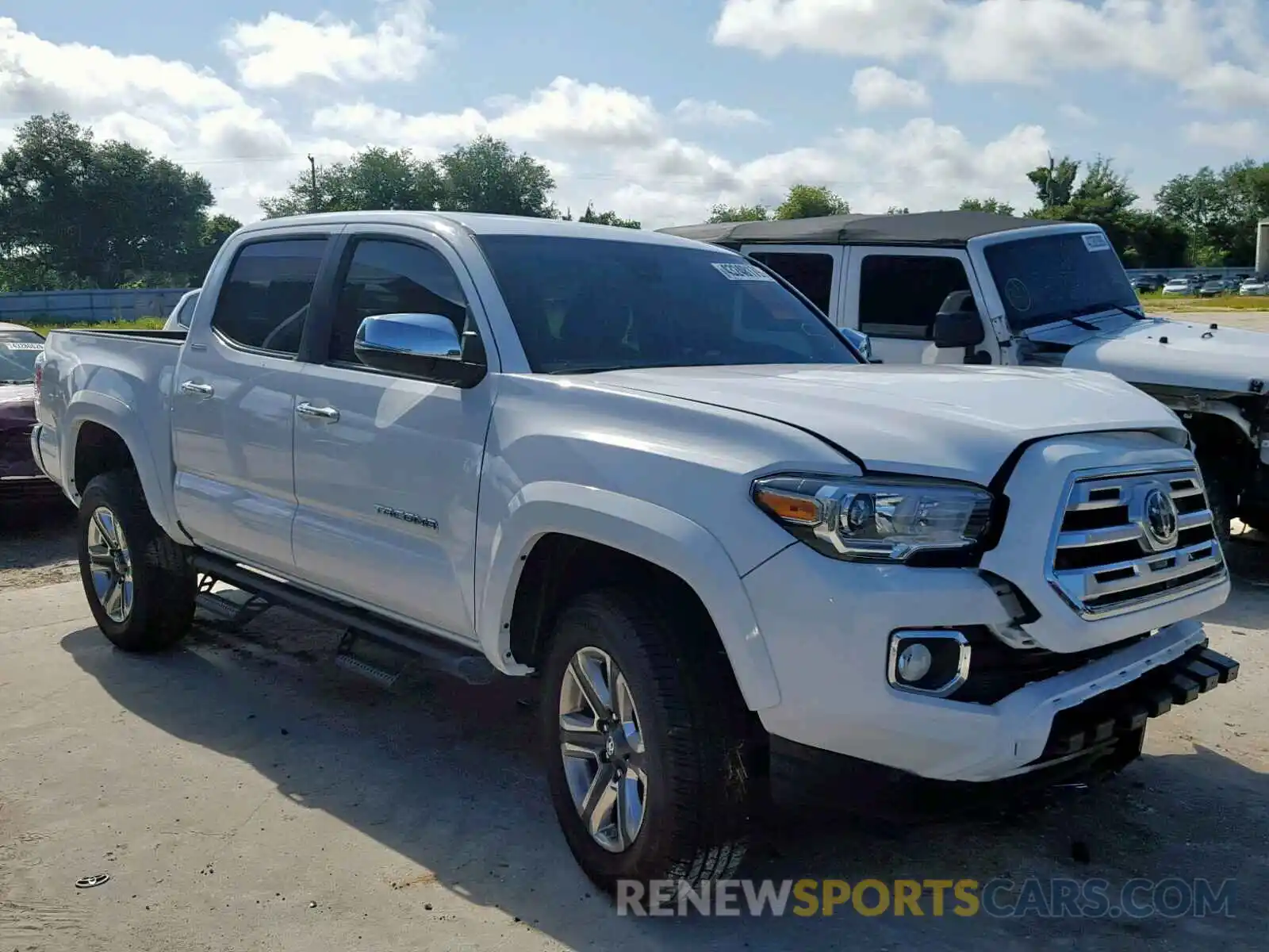 1 Photograph of a damaged car 3TMEZ5CN8KM096010 TOYOTA TACOMA DOU 2019