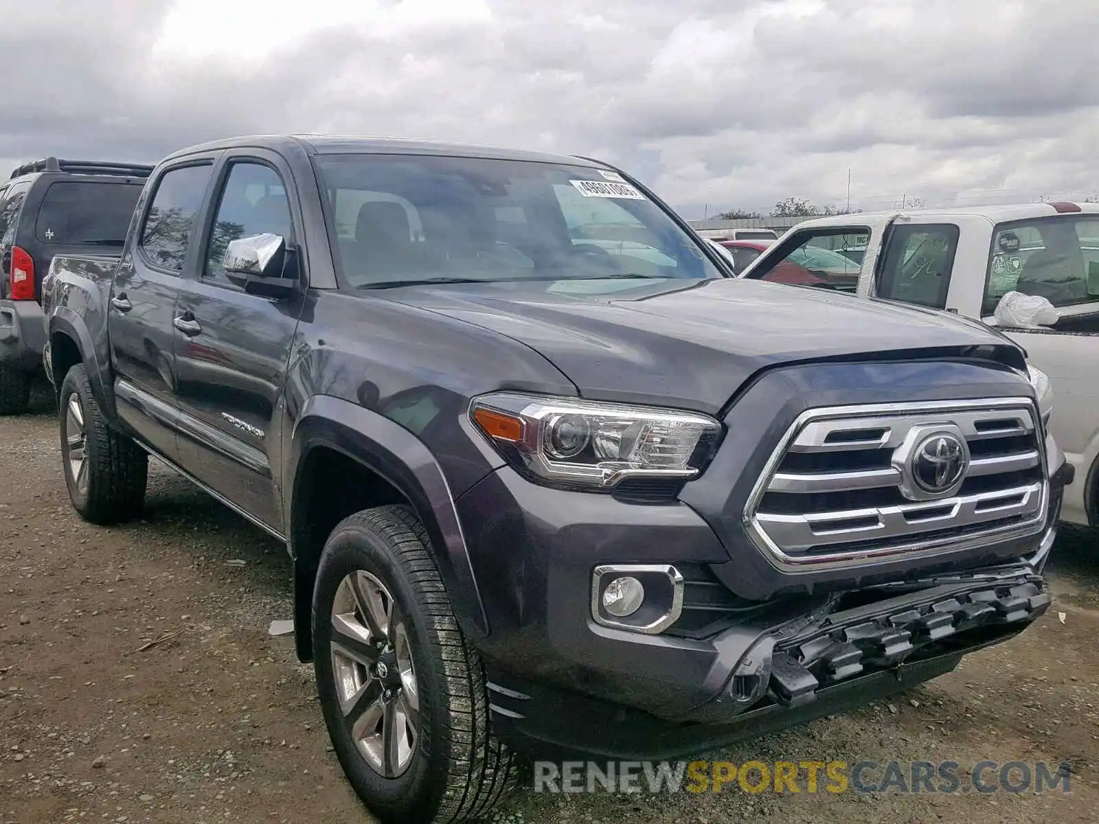 1 Photograph of a damaged car 3TMGZ5AN2KM227881 TOYOTA TACOMA DOU 2019