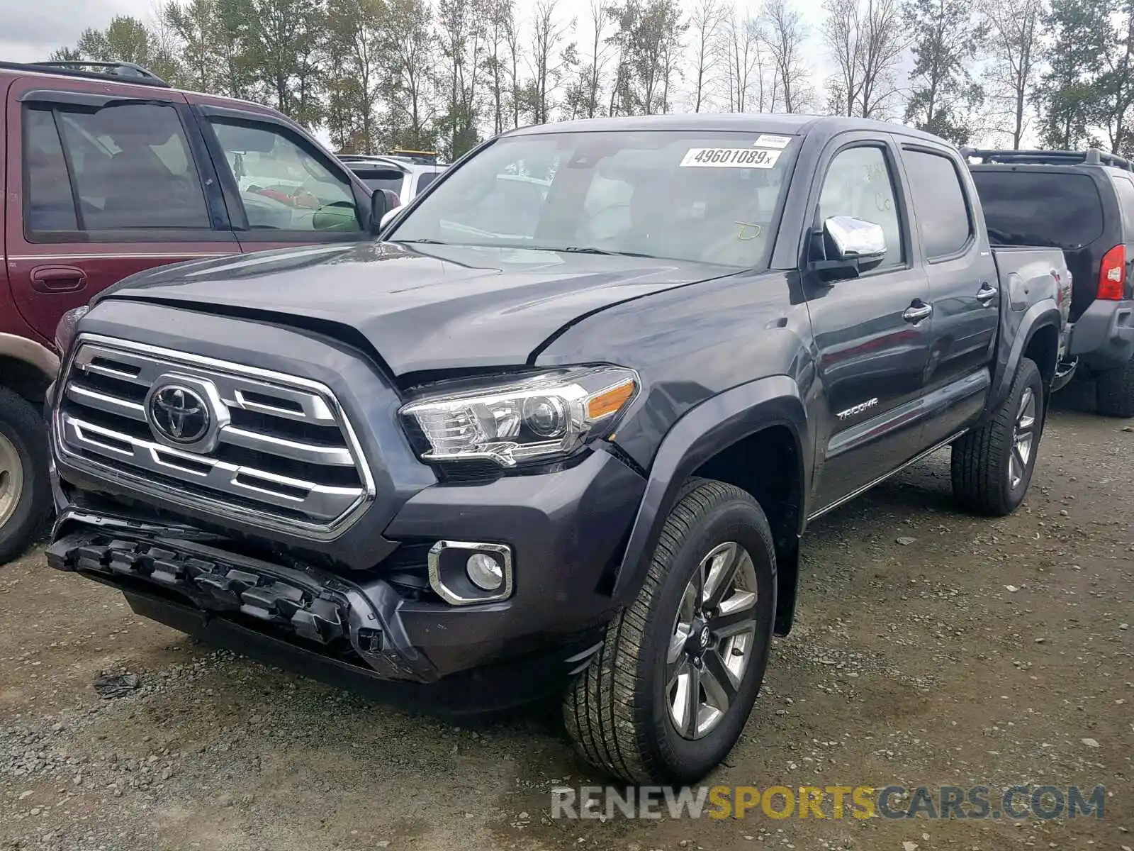 2 Photograph of a damaged car 3TMGZ5AN2KM227881 TOYOTA TACOMA DOU 2019