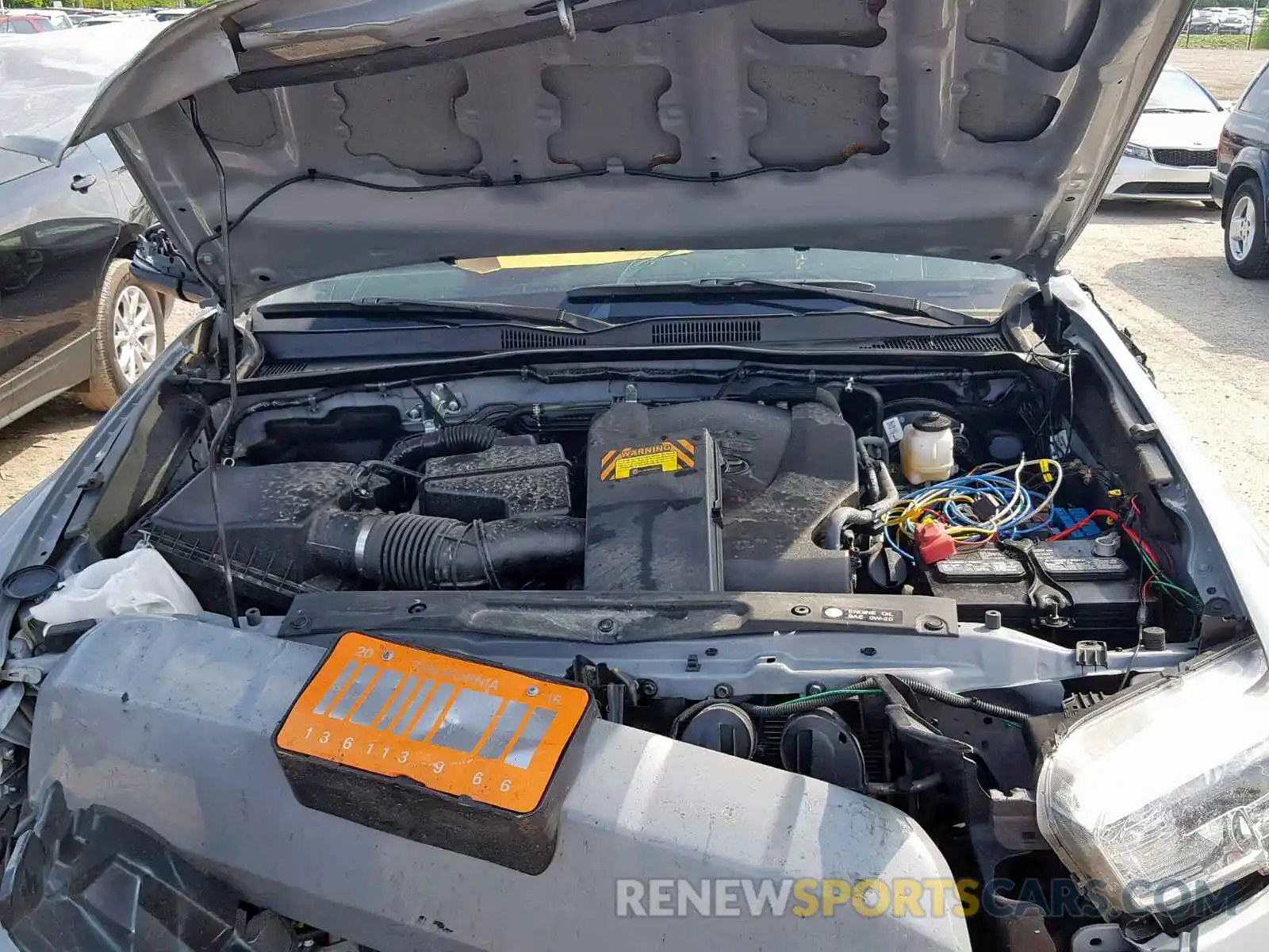 7 Photograph of a damaged car 3TMGZ5AN4KM214209 TOYOTA TACOMA DOU 2019