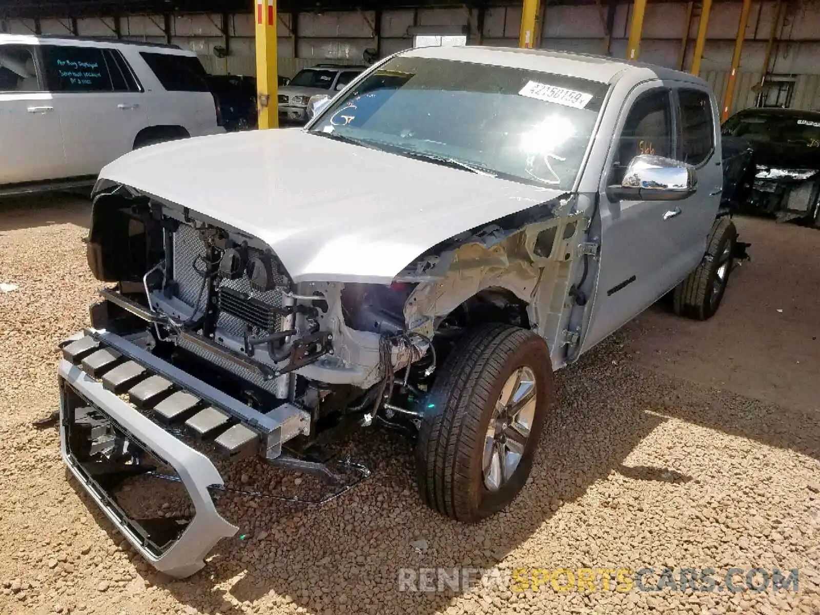 2 Photograph of a damaged car 3TMGZ5AN7KM250072 TOYOTA TACOMA DOU 2019