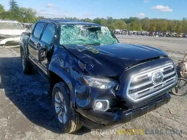 1 Photograph of a damaged car 3TMGZ5AN8KM202760 TOYOTA TACOMA DOU 2019