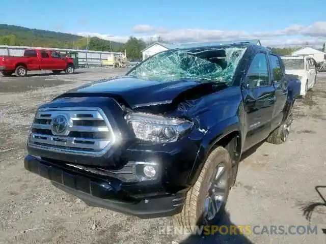 2 Photograph of a damaged car 3TMGZ5AN8KM202760 TOYOTA TACOMA DOU 2019